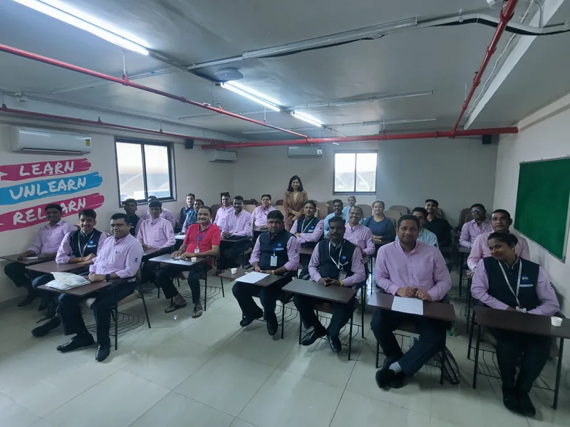 A full classroom session in progress at an IESP centre